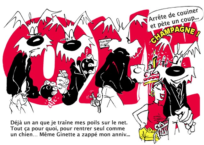 Je suis un homme libre, totalement free de moi[br]J'ai du chien jusqu'au bout de la queue…[br]Alors, j'ose ou j'ose pas vous la montrer ?[br]ma part de…féminité. Hey, what did you expect ?